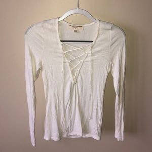 White long sleeve shirt